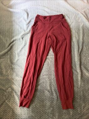 lululemon athletica Red Track Pants Joggers